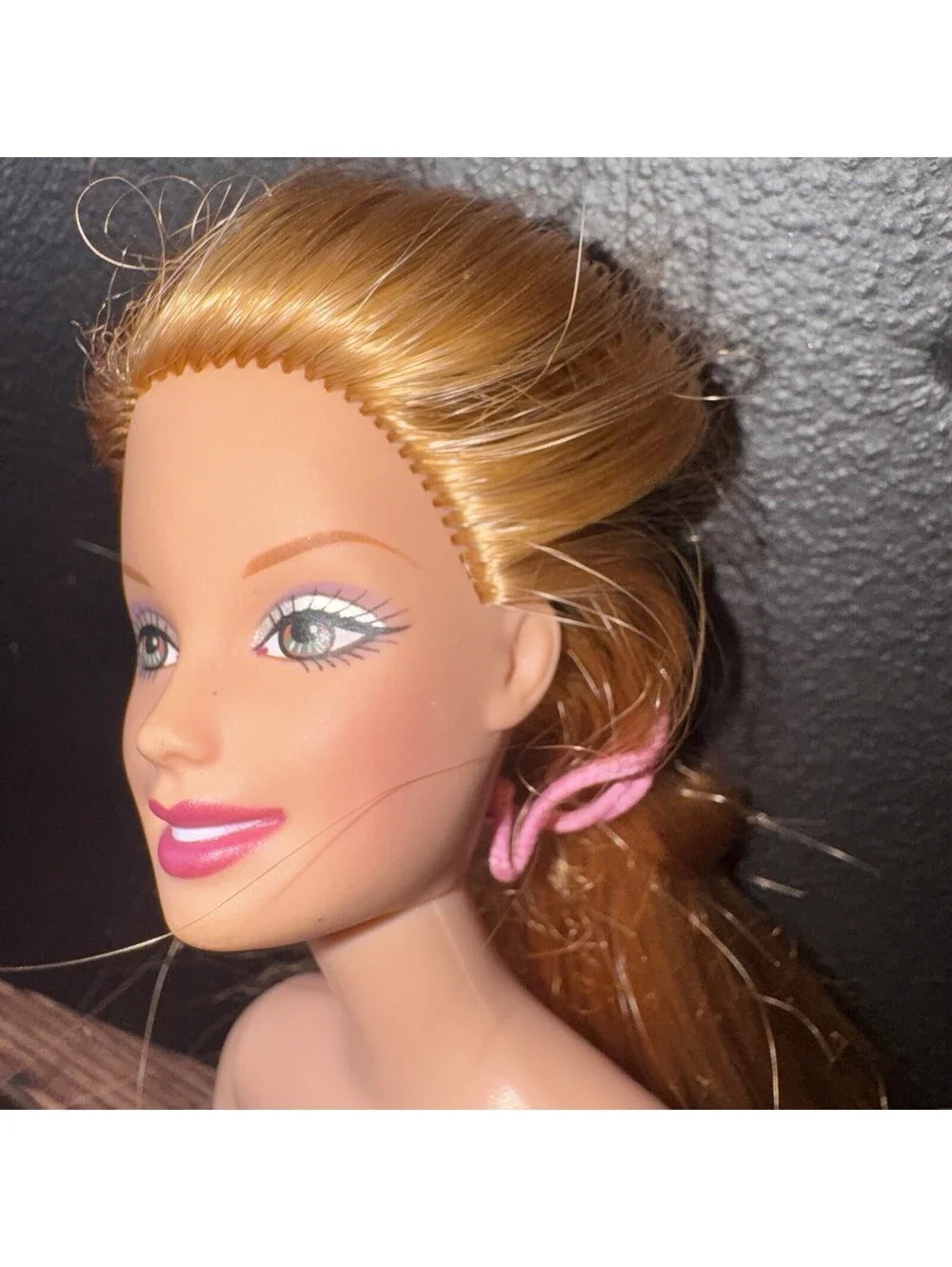 Y2K Mattel Barbie Doll Red Auburn Hair Silver Boots 1999 Nude CEO Generational